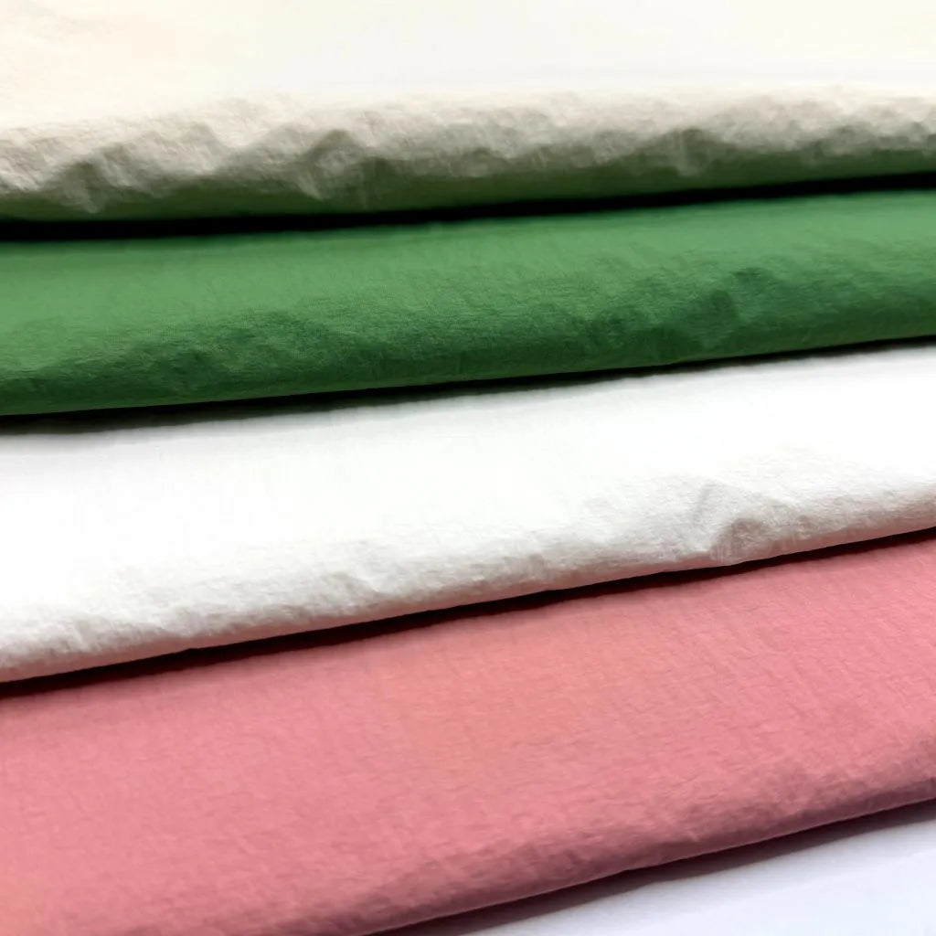 Ultralight Crinkled Nylon Fabric UPF50+ for Jacket