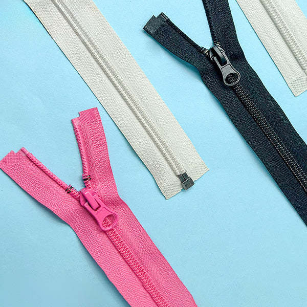 Durable No. 5 Nylon Open-End Zipper - Ideal for Jackets, Coats, and Apparel