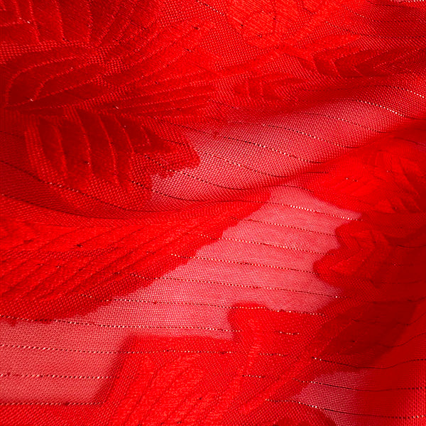 Silver Cut Flower Fabric