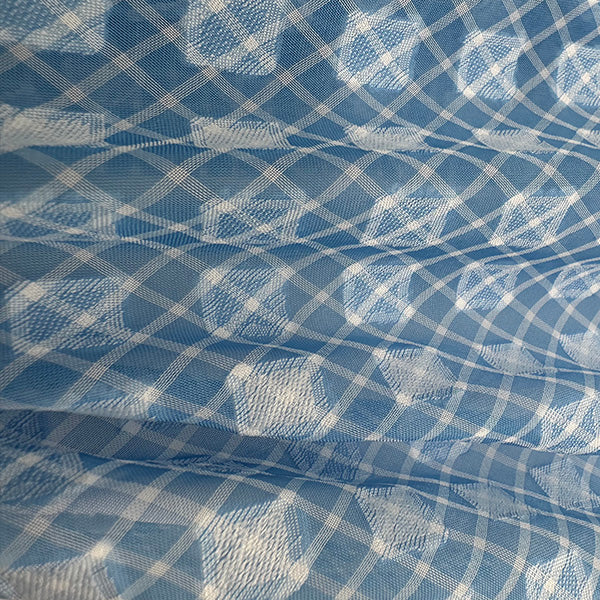 Yarn-Dyed Ripstop Cut Flower Fabric