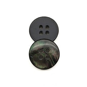Elegant Imitation Shell Resin Buttons - 2-Hole & 4-Hole for Shirts & Kidswear