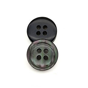 Elegant Imitation Shell Resin Buttons - 2-Hole & 4-Hole for Shirts & Kidswear