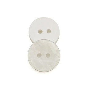 Elegant Imitation Shell Resin Buttons - 2-Hole & 4-Hole for Shirts & Kidswear