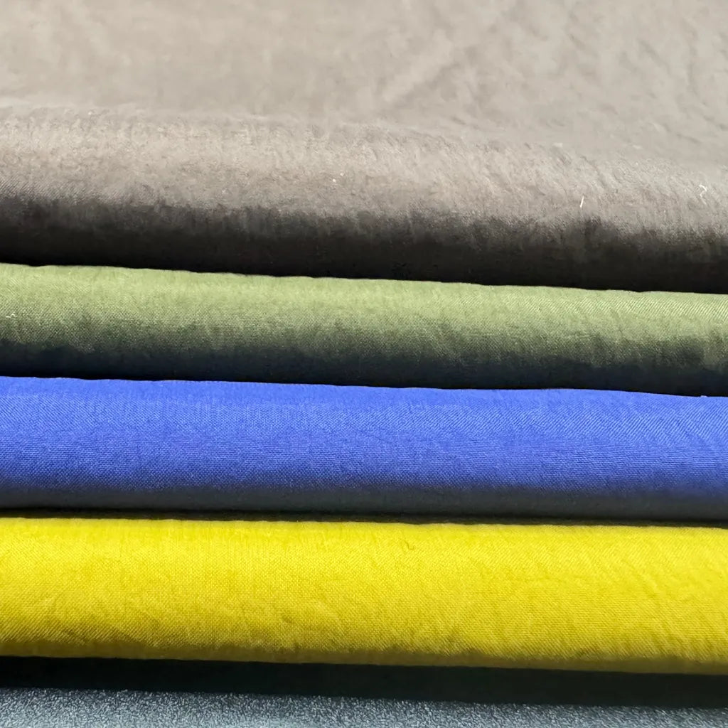 20D Recycled Nylon Crinkle Fabric – GRS Certified, Opp Downproof Film For Jacket