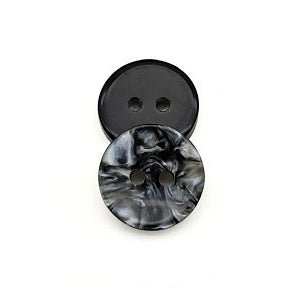 Elegant Imitation Shell Resin Buttons - 2-Hole & 4-Hole for Shirts & Kidswear