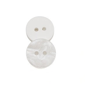 Elegant Imitation Shell Resin Buttons - 2-Hole & 4-Hole for Shirts & Kidswear