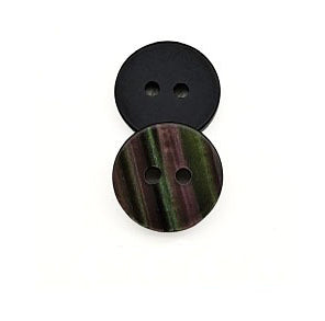 Elegant Imitation Shell Resin Buttons - 2-Hole & 4-Hole for Shirts & Kidswear