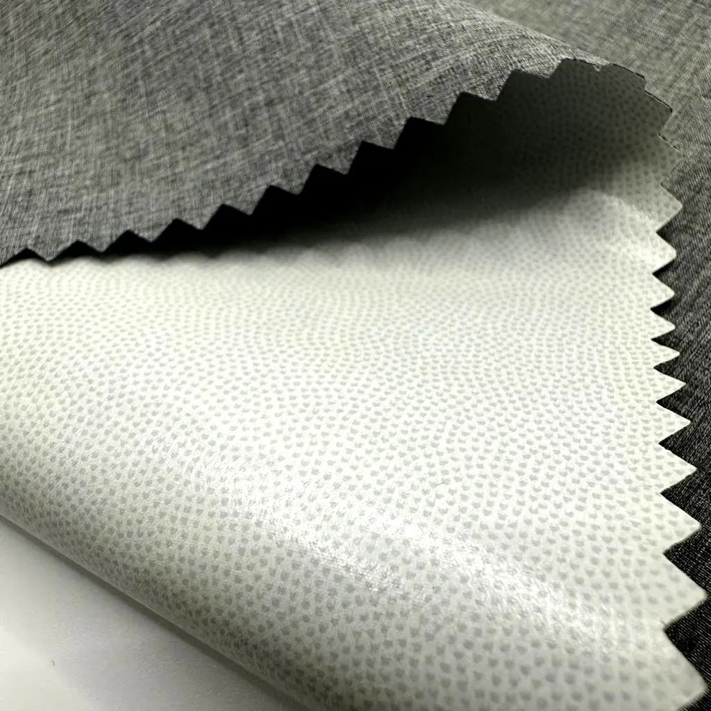 Cationic Polyester Fabric with TPU White film – 90gsm Softshell Solution For outdoor jacket