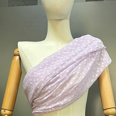 Silver Dot Cut Flower Fabric