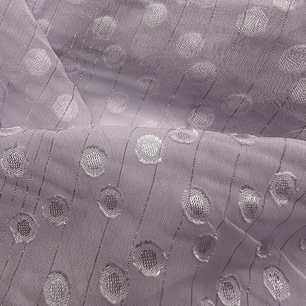 Silver Dot Cut Flower Fabric