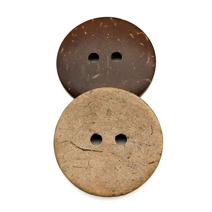 Eco-Friendly Coconut Shell Buttons - 2-Hole & 4-Hole for Clothing & Sweaters.