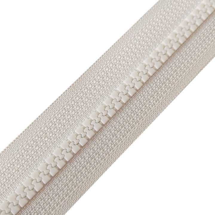 Durable No. 5 Resin Open-End Zipper - Ideal for Jackets, Coats, and Apparel