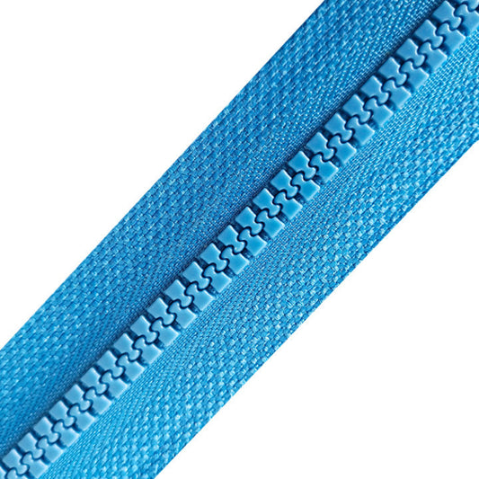 Durable No. 5 Resin Open-End Zipper - Ideal for Jackets, Coats, and Apparel