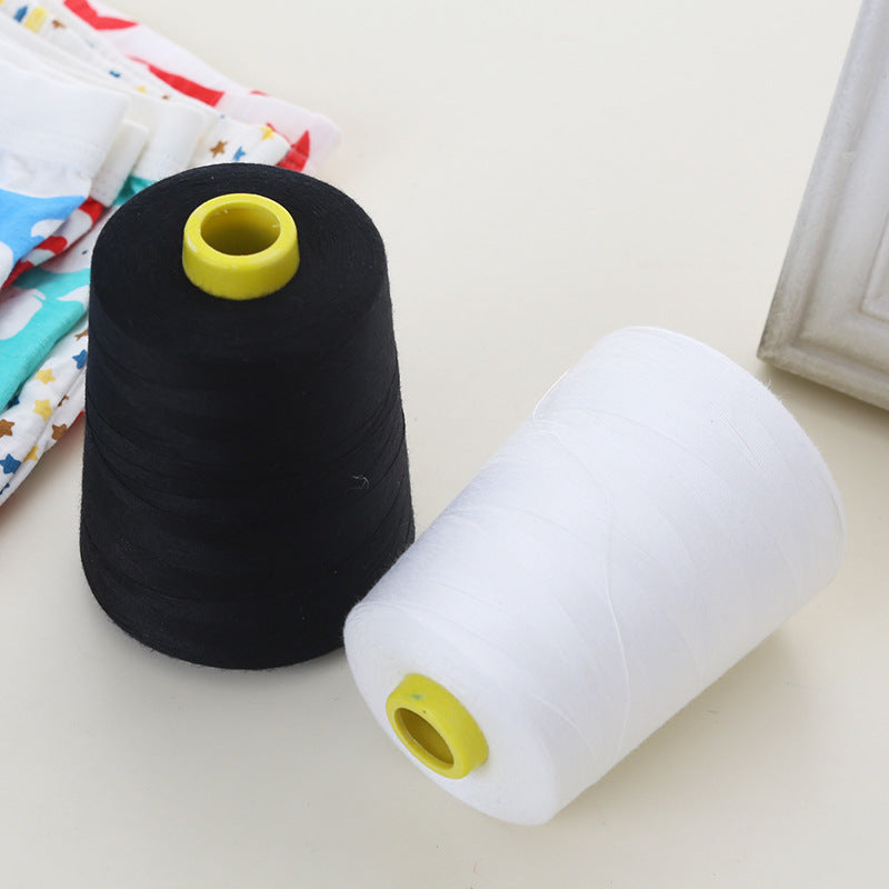 High-Speed 8000-Yard Polyester Sewing Thread - Durable Cone for Overlocking & Garment Sewing