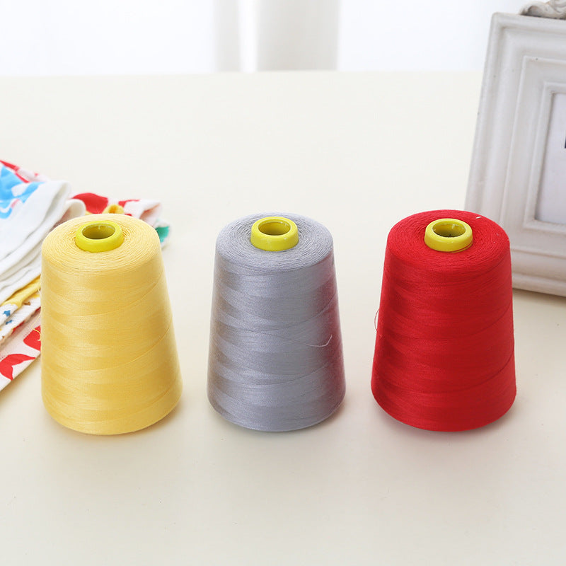 High-Speed 8000-Yard Polyester Sewing Thread - Durable Cone for Overlocking & Garment Sewing
